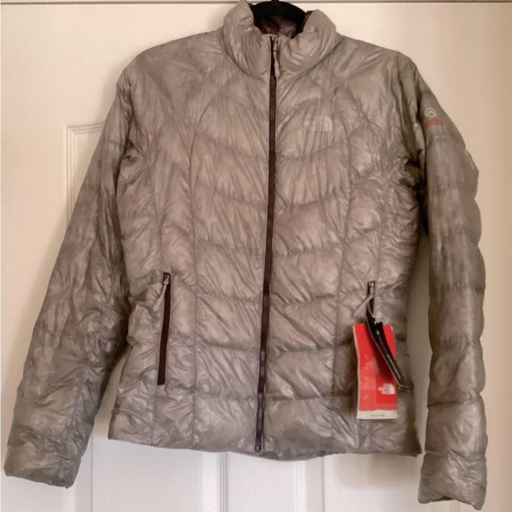 North face summit series 900 metallic jacket new with tags